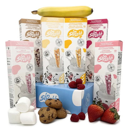 TASTE ADVENTURE 60 PACK FLAVORED MILK STRAWS-0
