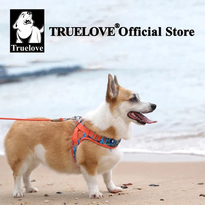 Truelove Floral Mesh Harness for Dogs Cats-4