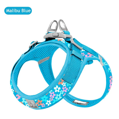 Truelove Floral Mesh Harness for Dogs Cats-11
