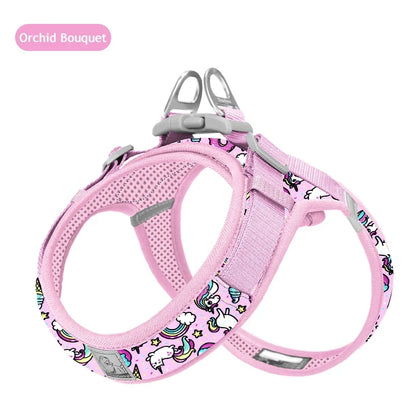 Truelove Floral Mesh Harness for Dogs Cats-5