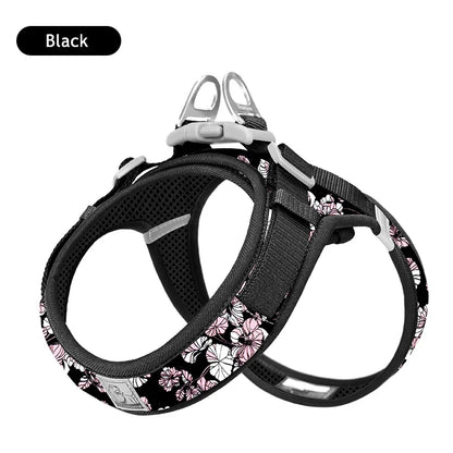 Truelove Floral Mesh Harness for Dogs Cats-7