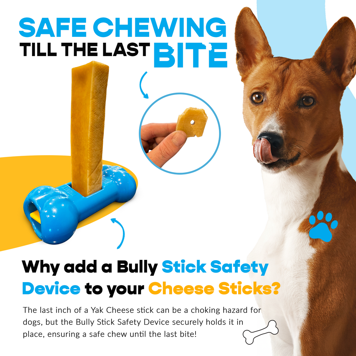4 Pack Medium Yak Cheese - Bully Bone Pro Included-1