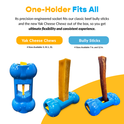 4 Pack Large Yak Cheese - Bully Bone Pro Included-3