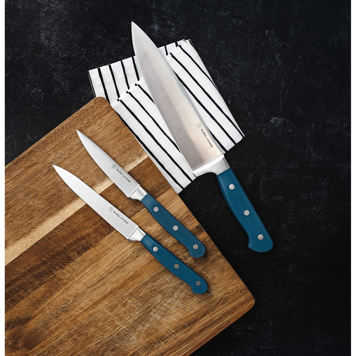 Superior 3-Piece Kitchen Knife Set – Royal Blue-1