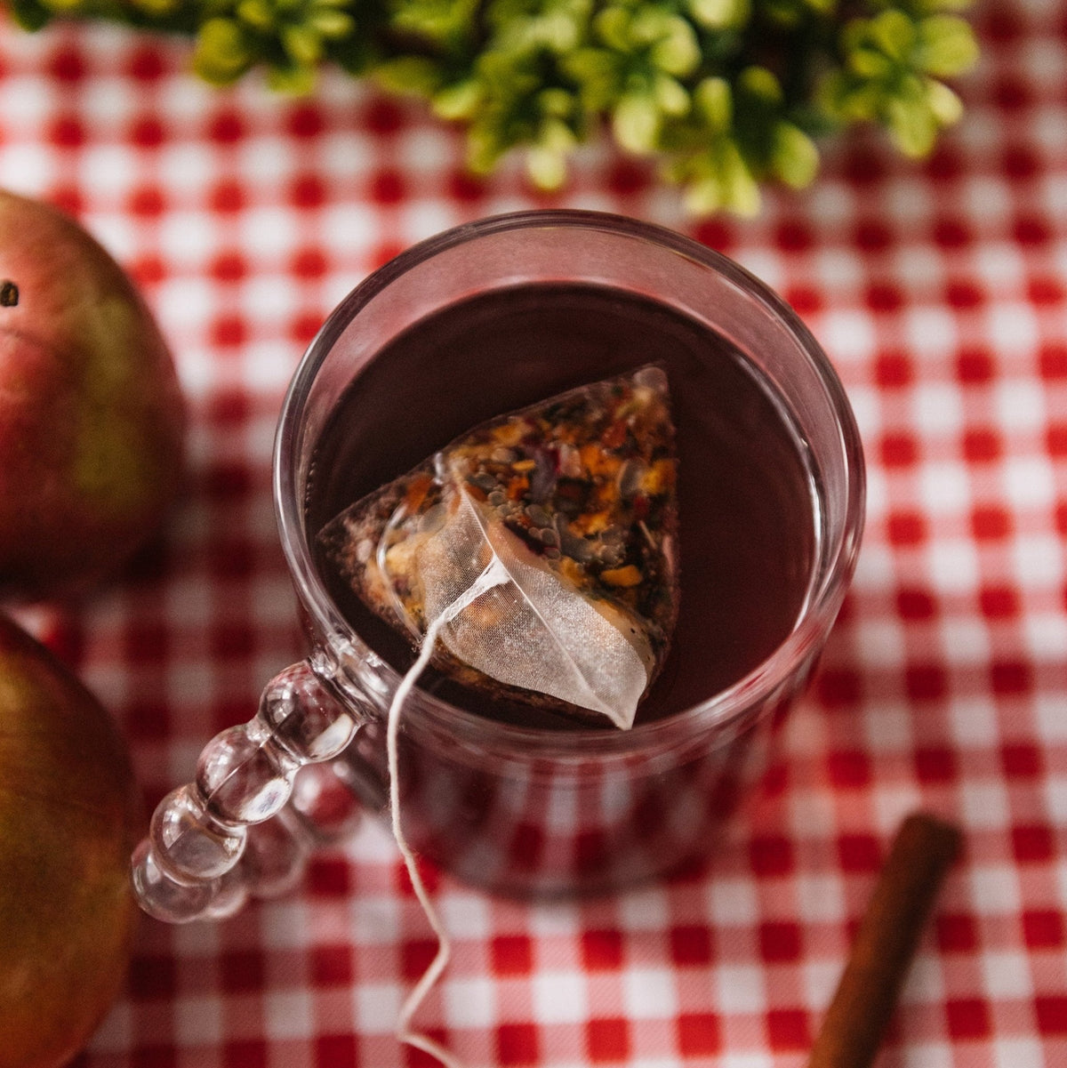 Apple Picking Herbal Tea | apple, cinnamon, and hibiscus-1