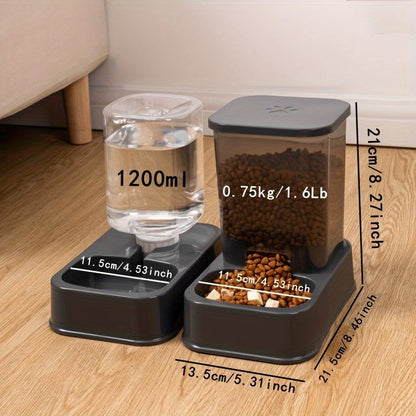 Water Dispensers Set for Cats & Dogs Automatic Pet Feeders-4