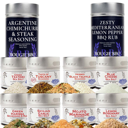 Chuck's Picks | 10 Pack Collection | Authentic Gourmet Seasonings and Spice Blends-0