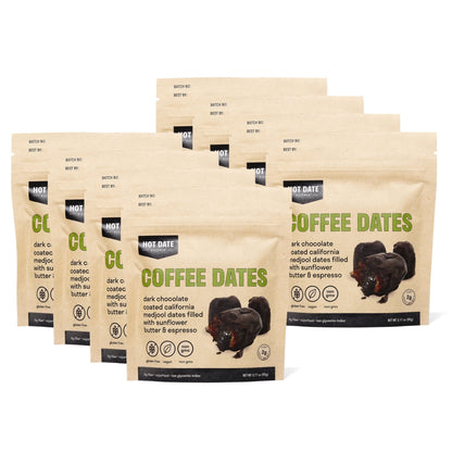 Coffee Dark Chocolate Medjool Dates - 12 Pack-0