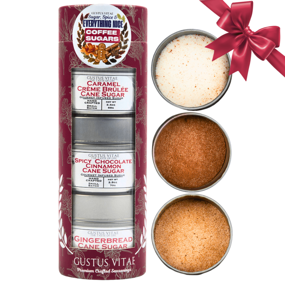 Coffee Sugars: Sugar, Spice & Everything Nice | Gift Pack Set of 3-0