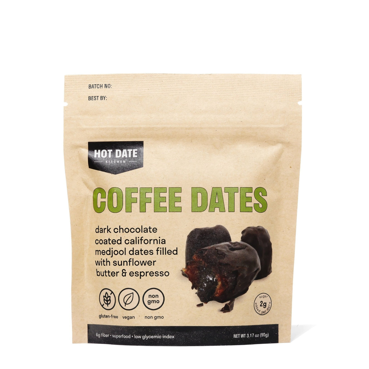 Coffee Dark Chocolate Medjool Dates - 12 Pack-1