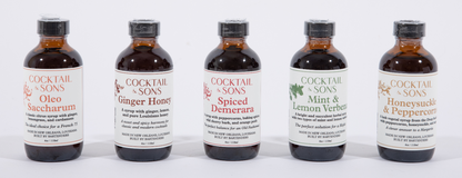 C&S 5-Syrup Pack: The Essential Home Bar Startup Kit - (5) 4oz bottles-2