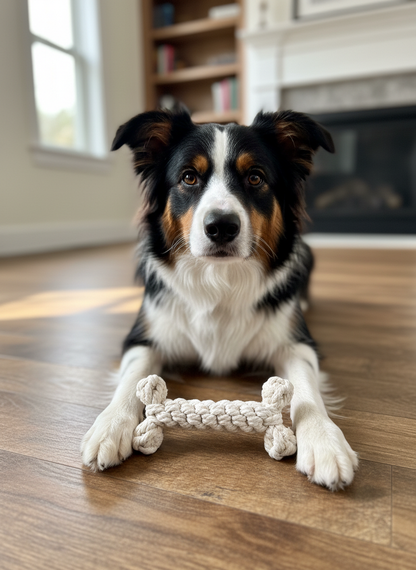The Little Love White Rope Bone Toy-2