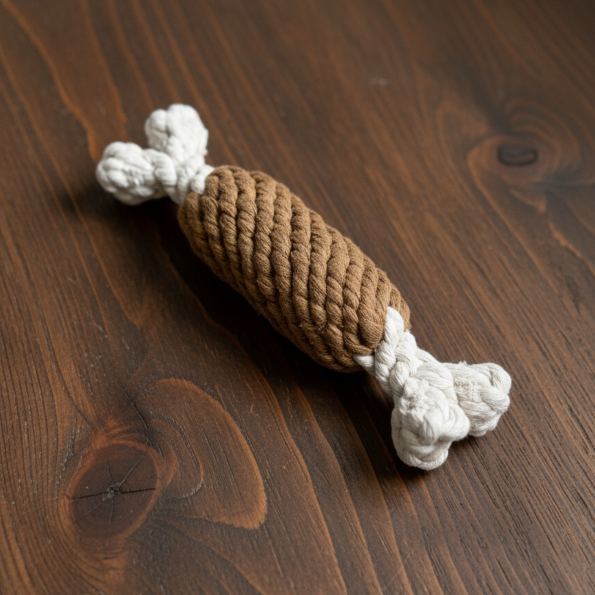 Smoked Ham Dog Toy ｜Handcrafted-3