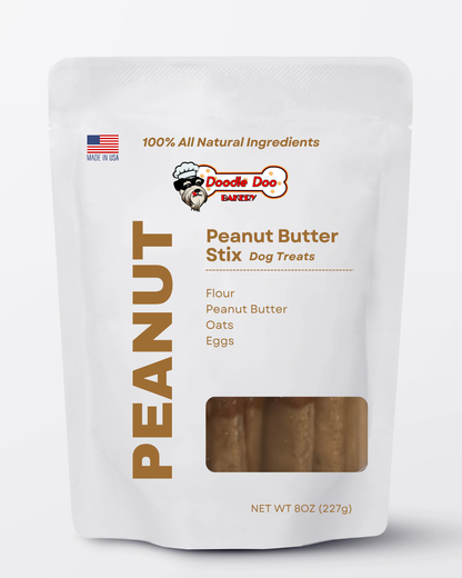 🥜 Homemade Dog Treats - Peanut Butter Stix Treat 1/2lb-0