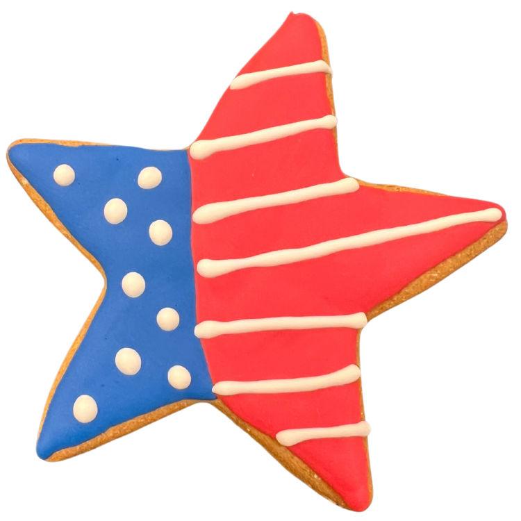 Patriotic Star Cookie-0