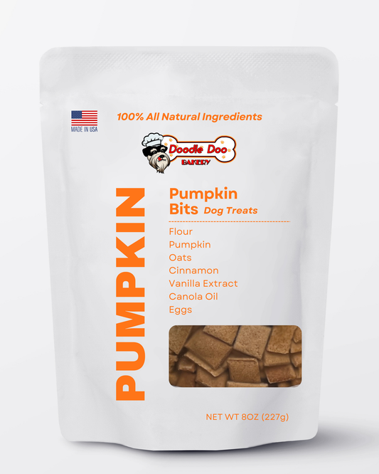 Homemade Dog Treats - 🎃 Pumpkin Bits Dog Biscuits 1/2lb-0