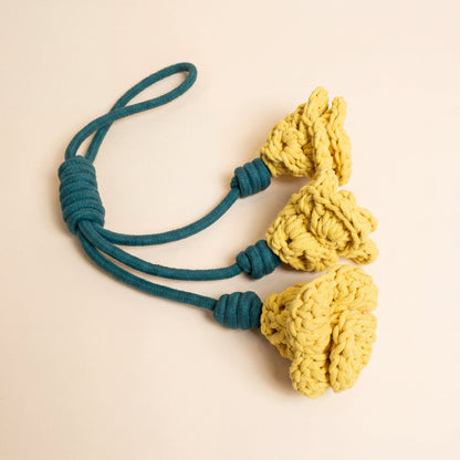 Miss Yellow: Daylily Tug Snuffle Tug Toy-0