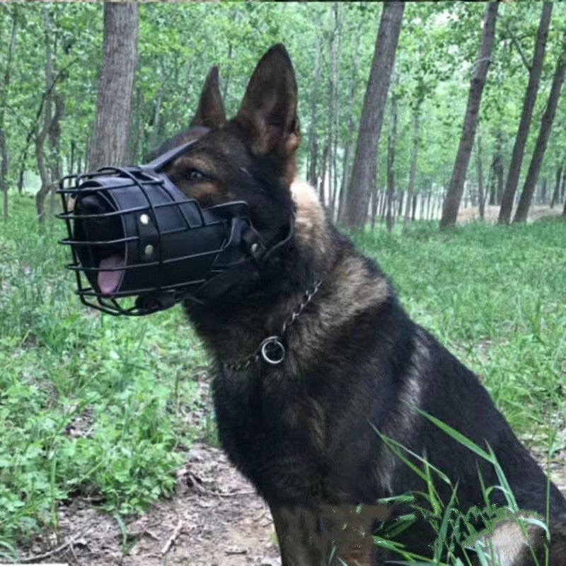 Anti-Bite Dog Tactical Mouth Cage Dog Training Muzzle Accessories-4
