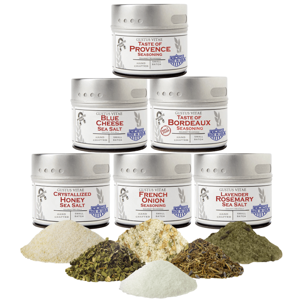 French Seasoning Gift Set - Tastes of France - Artisanal Spice Blends Six Pack-0