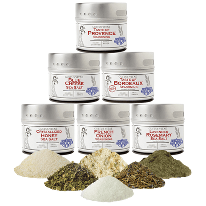 French Seasoning Gift Set - Tastes of France - Artisanal Spice Blends Six Pack-0