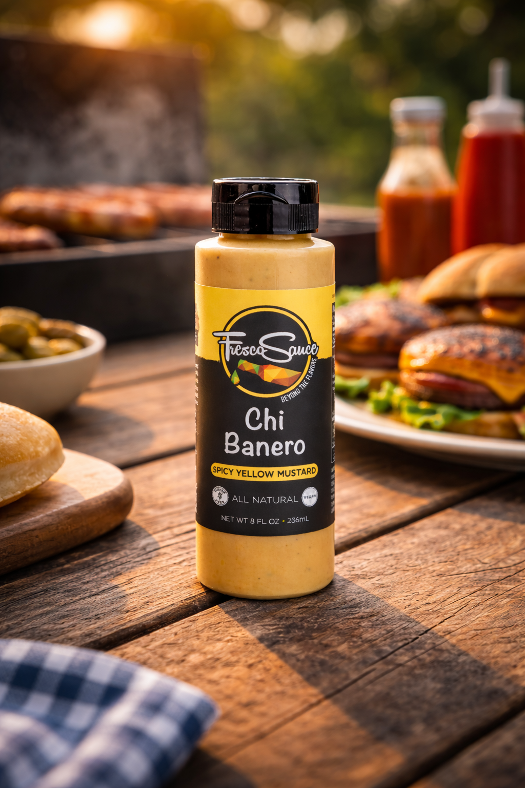 Chi Banero Spicy Yellow Mustard-4