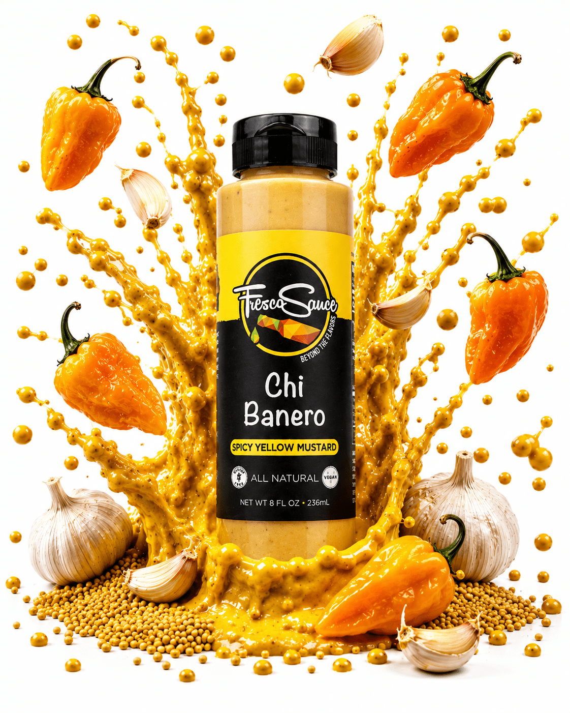 Chi Banero Spicy Yellow Mustard-0