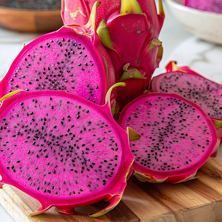 Freeze-Dried Dragon Fruit Chunks - 100% Natural Pitaya - Single Ingredient-2