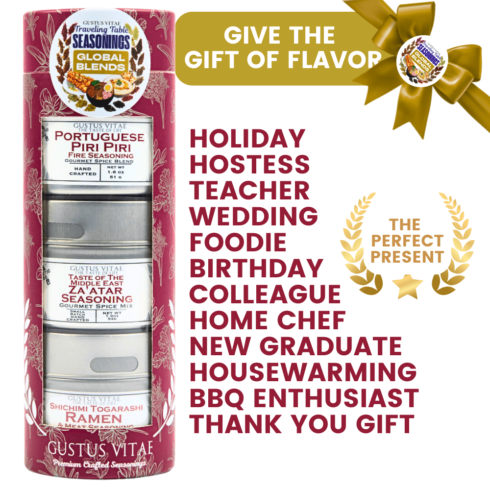 Global Blends: The Traveling Table Seasonings | Gift Pack Set of 3-4