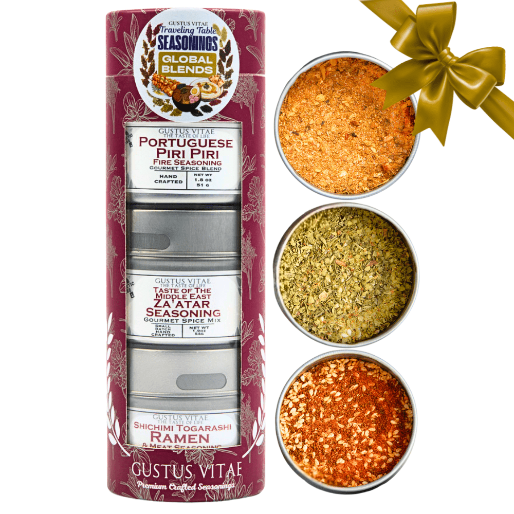 Global Blends: The Traveling Table Seasonings | Gift Pack Set of 3-0
