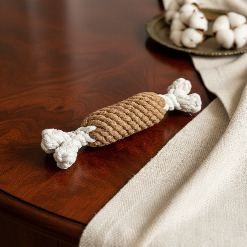 Smoked Ham Dog Toy ｜Handcrafted-1