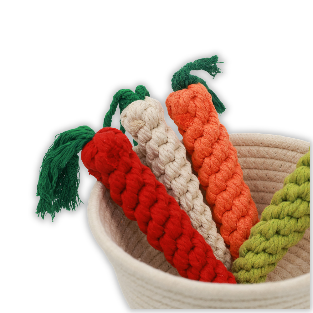 Palatable Carrot Rope Toys-0
