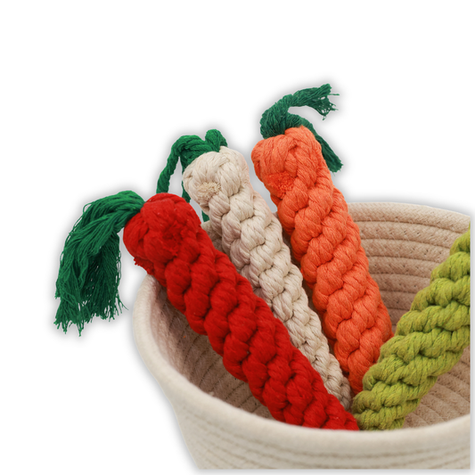 Palatable Carrot Rope Toys-0