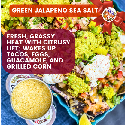 Hot & Spicy Sea Salts: Smoke, Heat, Fire & Flame | Gift Pack Set of 3-4