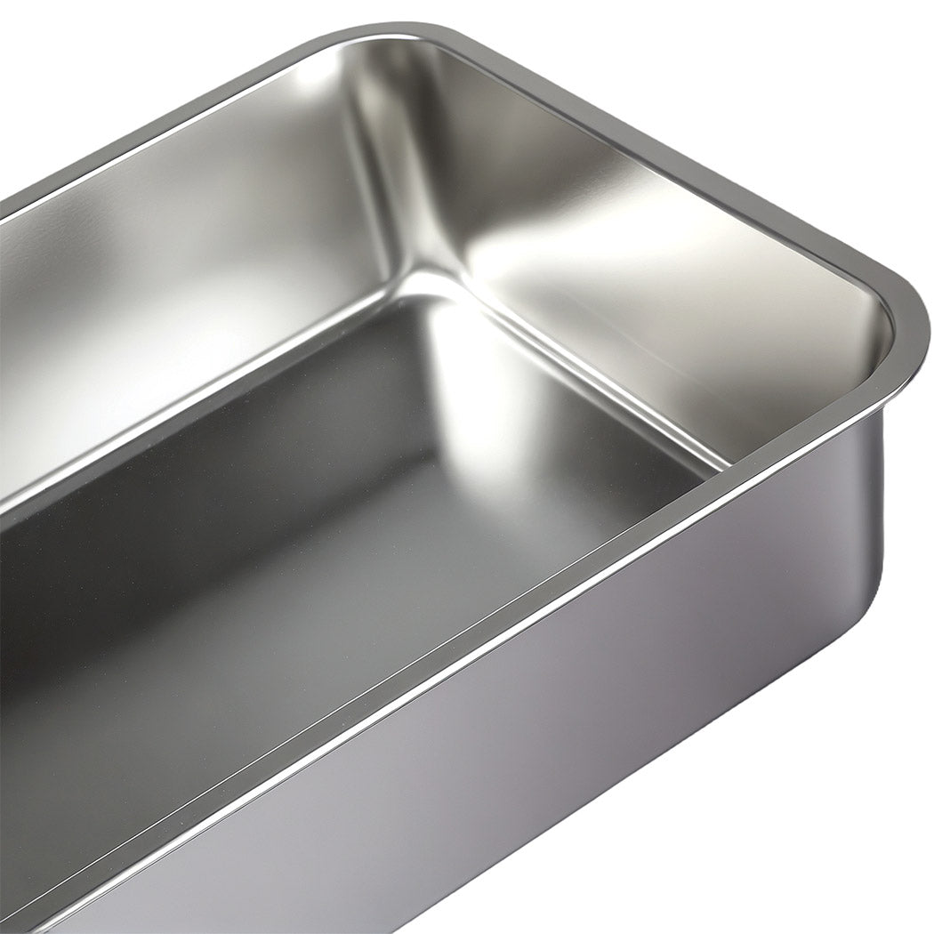 Pawz Stainless Steel Large Enclosed Cat Litter Box-4