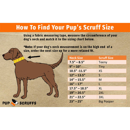 Cowhide Brown Pup Scruff-2