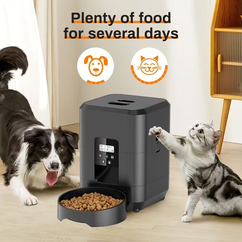Automatic Pet Feeder with Touch Screen for Cats & Dogs-2