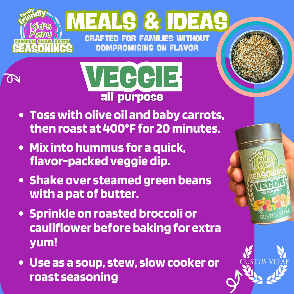 Kid’s Menu: Veggie: All Purpose Seasoning-2