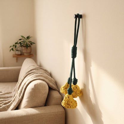 Miss Yellow: Daylily Tug Snuffle Tug Toy-3
