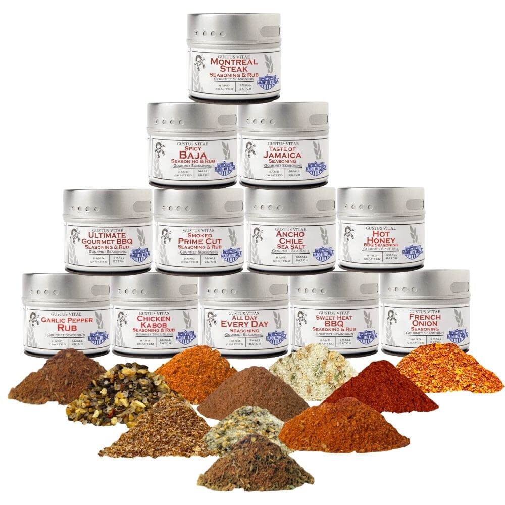 Luxury BBQ House Reserve Seasonings | Set of 12 Tins-0