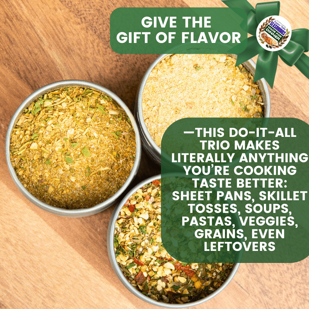 Made for Dinner: Supper Table Seasonings  | Gift Pack Set of 3-3