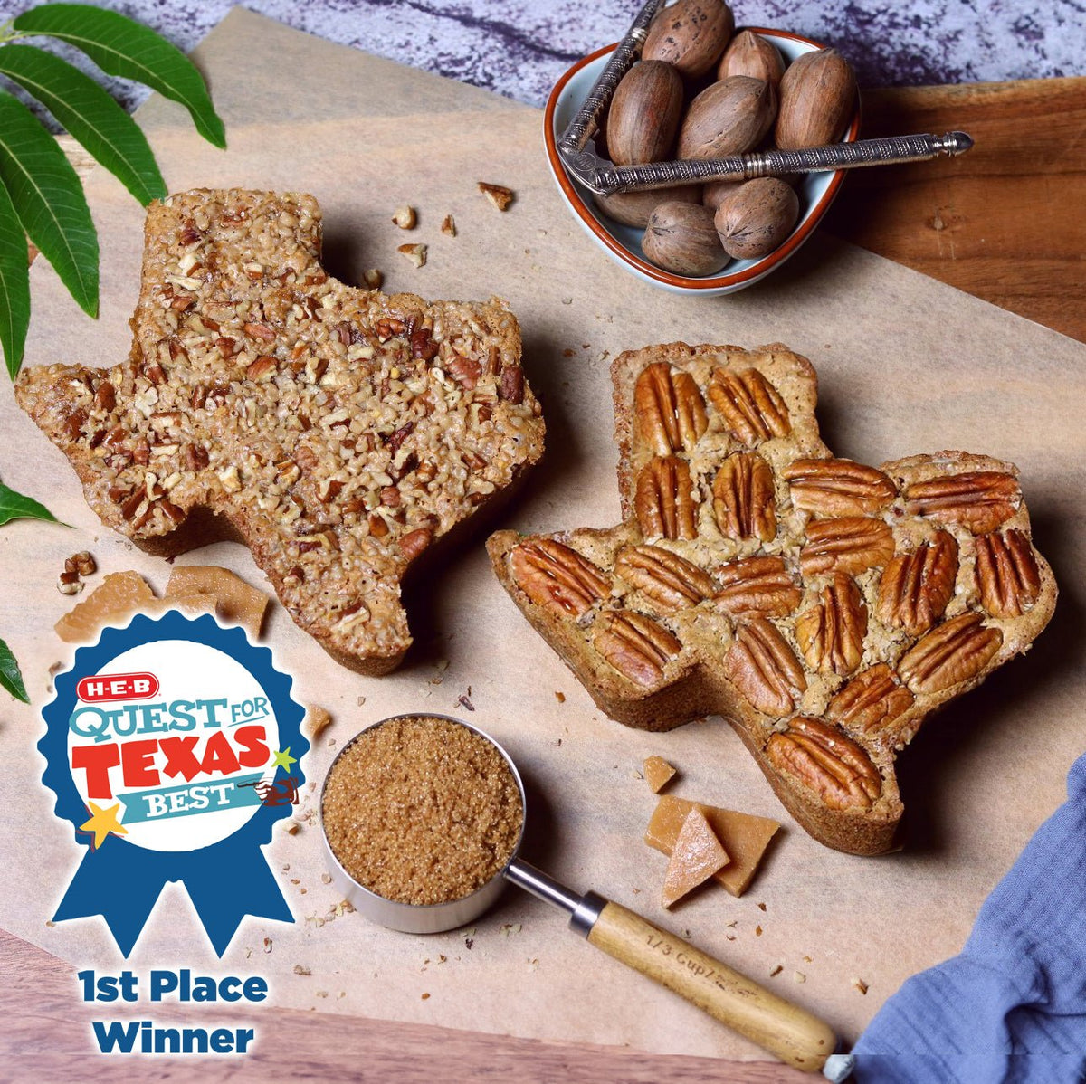 Medium Texas Pecan Cake 2-Pack | Serves 10-12-2