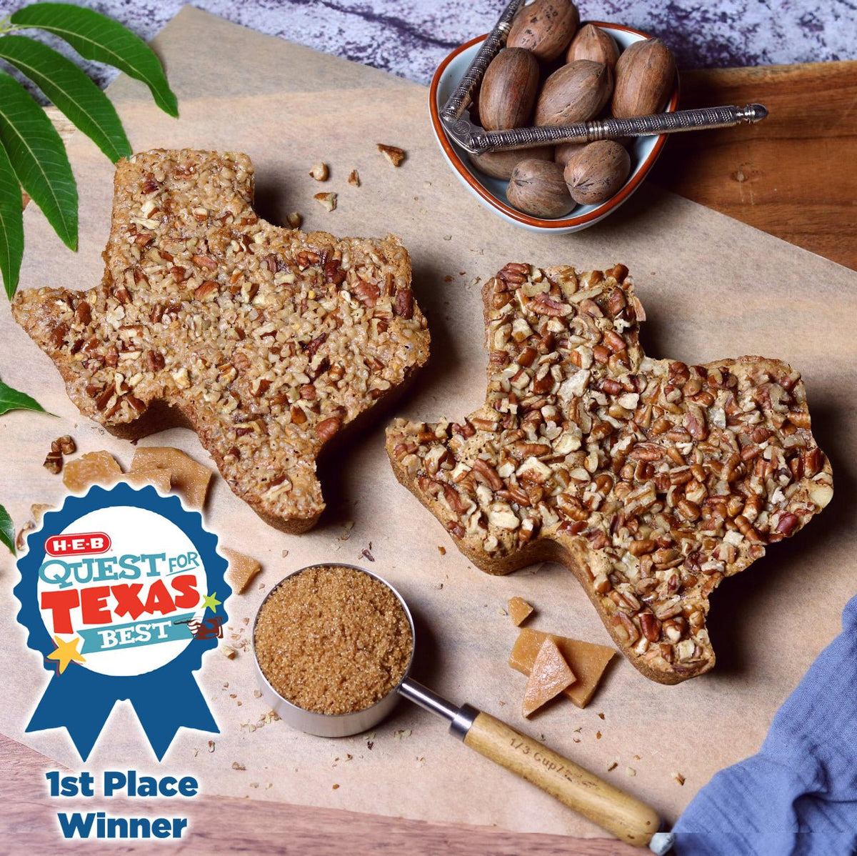 Medium Texas Pecan Cake 2-Pack | Serves 10-12-5