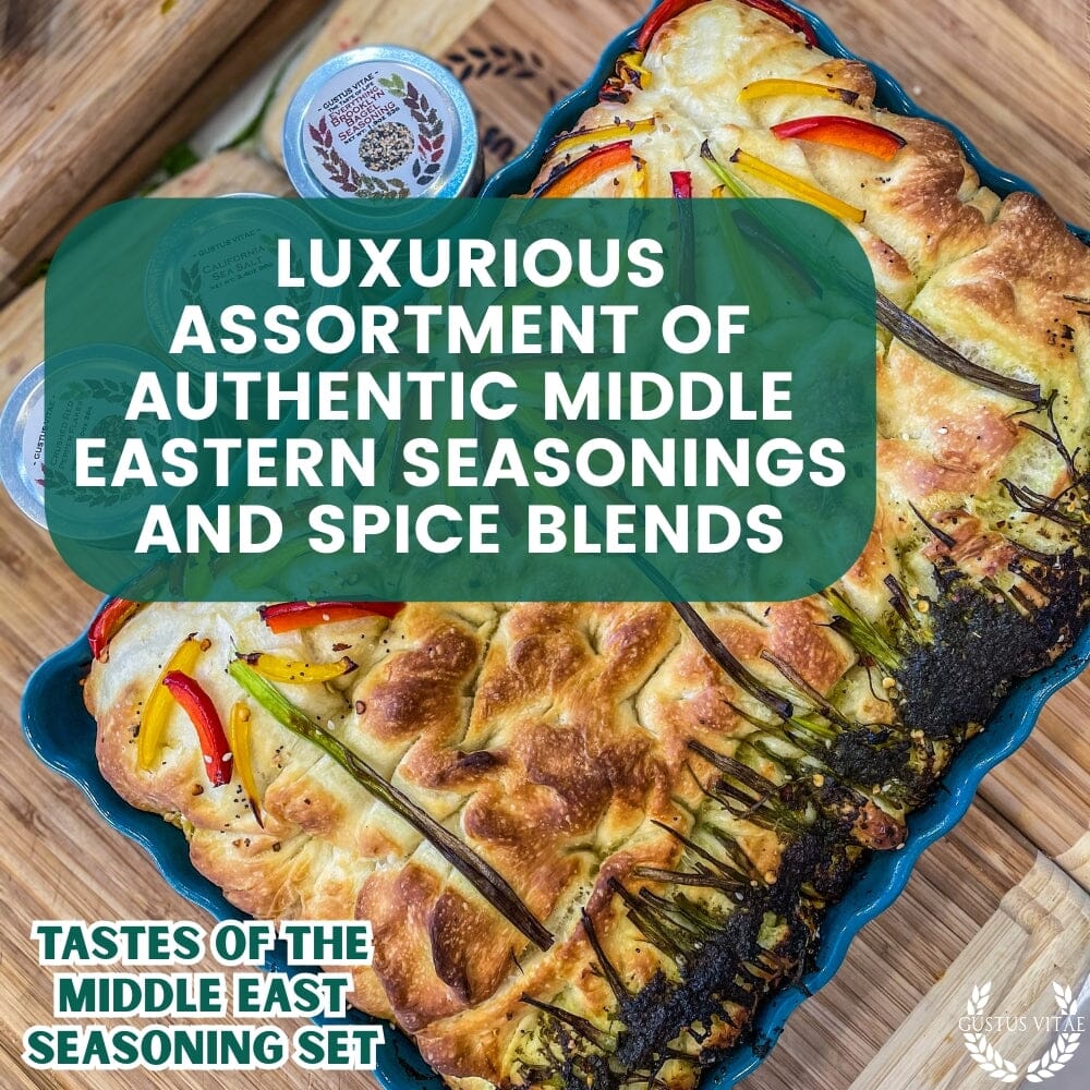 Middle Eastern Seasoning Gift Set - Tastes of The Middle East - Artisanal Spice Blends Six Pack-1