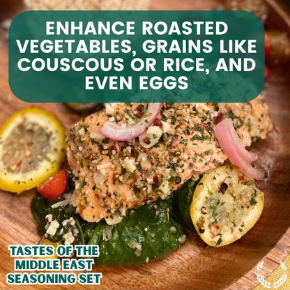 Middle Eastern Seasoning Gift Set - Tastes of The Middle East - Artisanal Spice Blends Six Pack-2