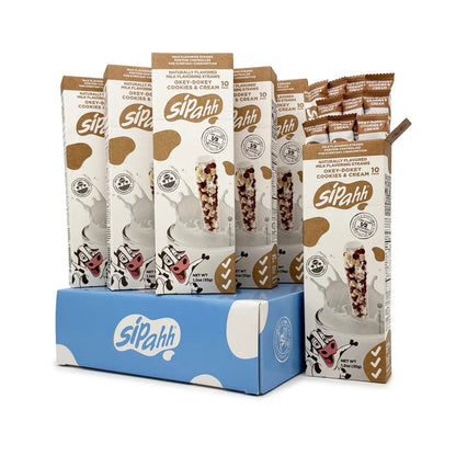 Okey-Dokey Cookies & Cream (60 Milk Flavor Straws Pack)-1