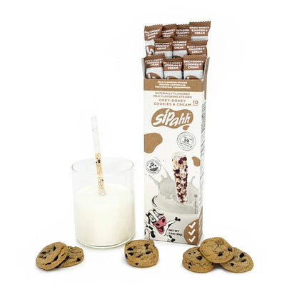 Okey-Dokey Cookies & Cream (60 Milk Flavor Straws Pack)-7