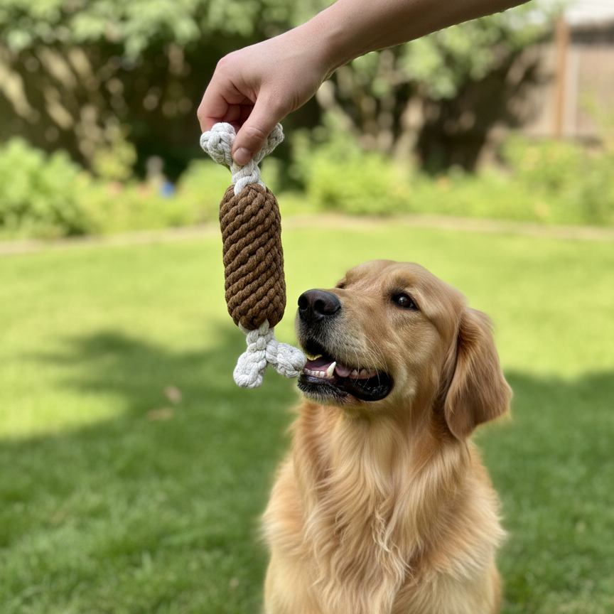 Smoked Ham Dog Toy ｜Handcrafted-2