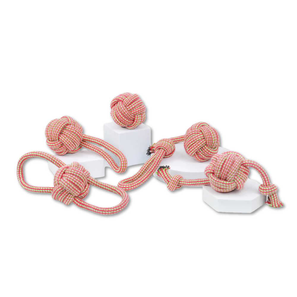 Rose Red Large Rope Tug Toys-0
