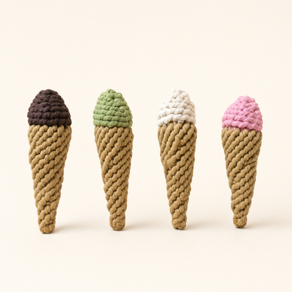The Corn Ice Cream Pet Toys | Handcrafted-0