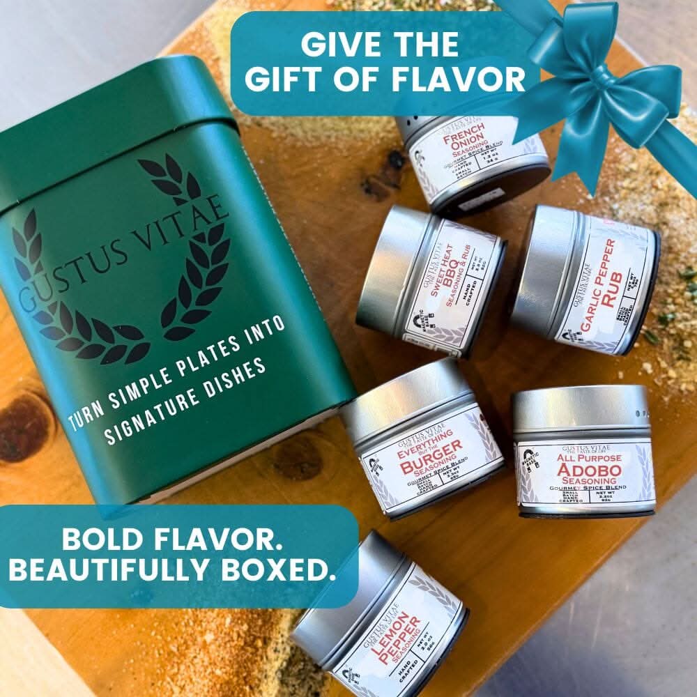 Signature Grilling Seasonings & BBQ Rubs Gift Box | Gift Packaged Seasoning Collection | Set of 6-2